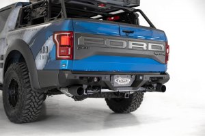 Ford Raptor F-150 Bumper - Rear - Addictive Desert Designs - Bomber - Hammer Black - `17-`20 Ford Raptor F-150 Bumper - Rear - Addictive Desert Designs - Bomber - Hammer Black - `17-`20
